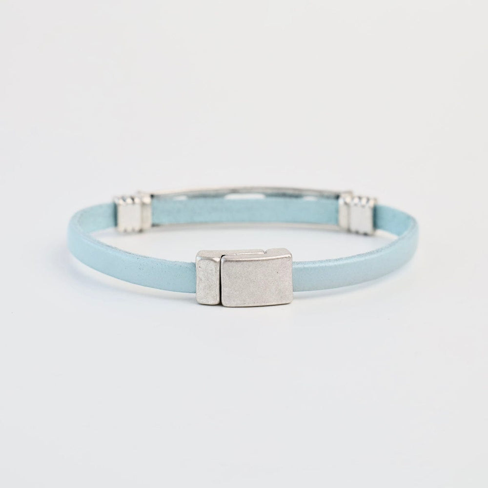 
                  
                    BRC-JM Antique Silver Light Blue Bracelet
                  
                