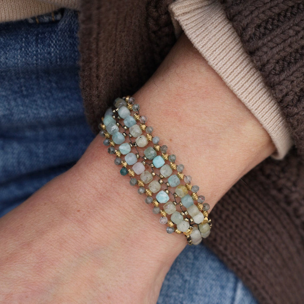 
                  
                    BRC-JM Aqua Cubes Hand Woven Soft Bracelet
                  
                