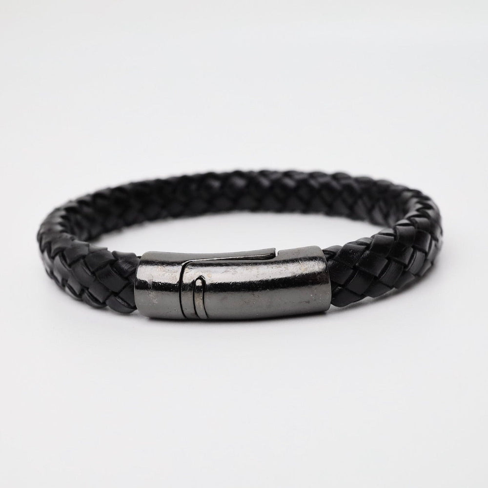 
                  
                    BRC-JM Braided Black Leather Bracelet
                  
                