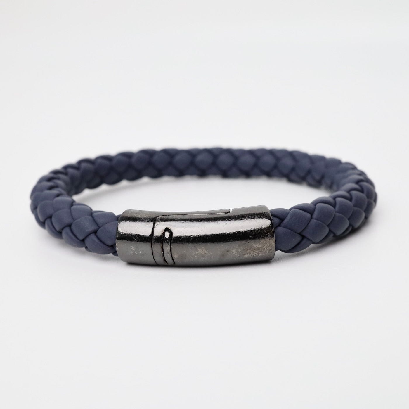 BRC-JM Braided Denim Leather Bracelet