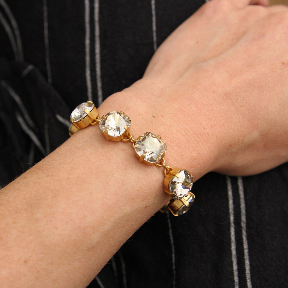 
                      
                        BRC-JM Crystal Link Chain Bracelet - Shade - Gold Plate
                      
                    