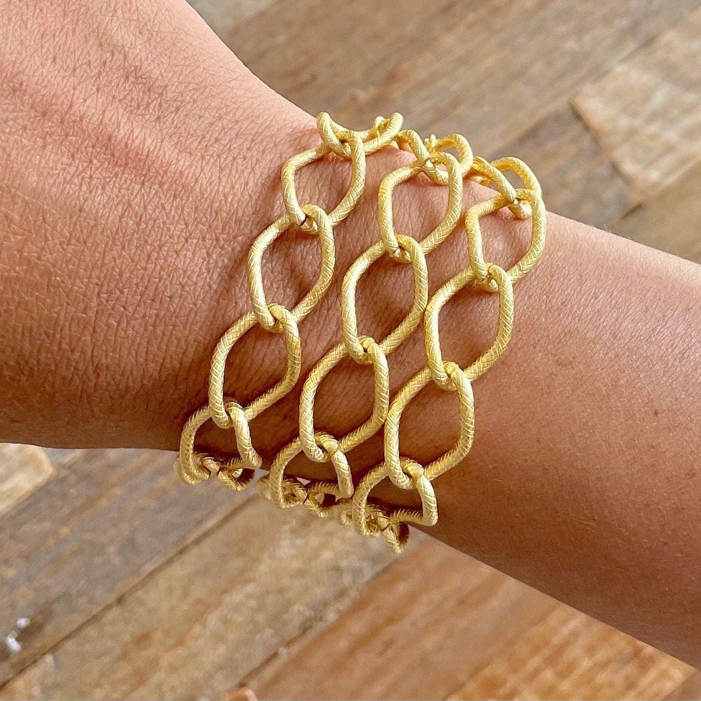 BRC-JM Gold Chain Bracelet