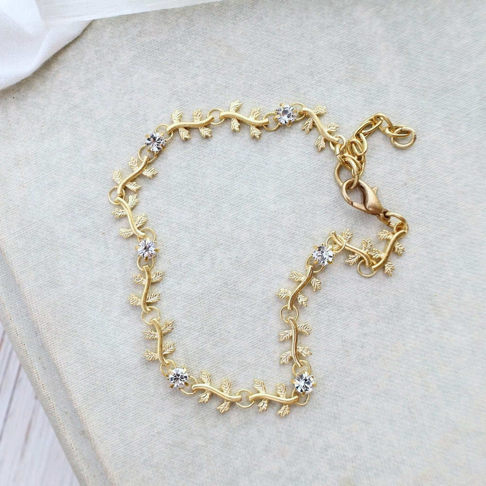 BRC-JM Golden Vine Bracelet - Gold Plate