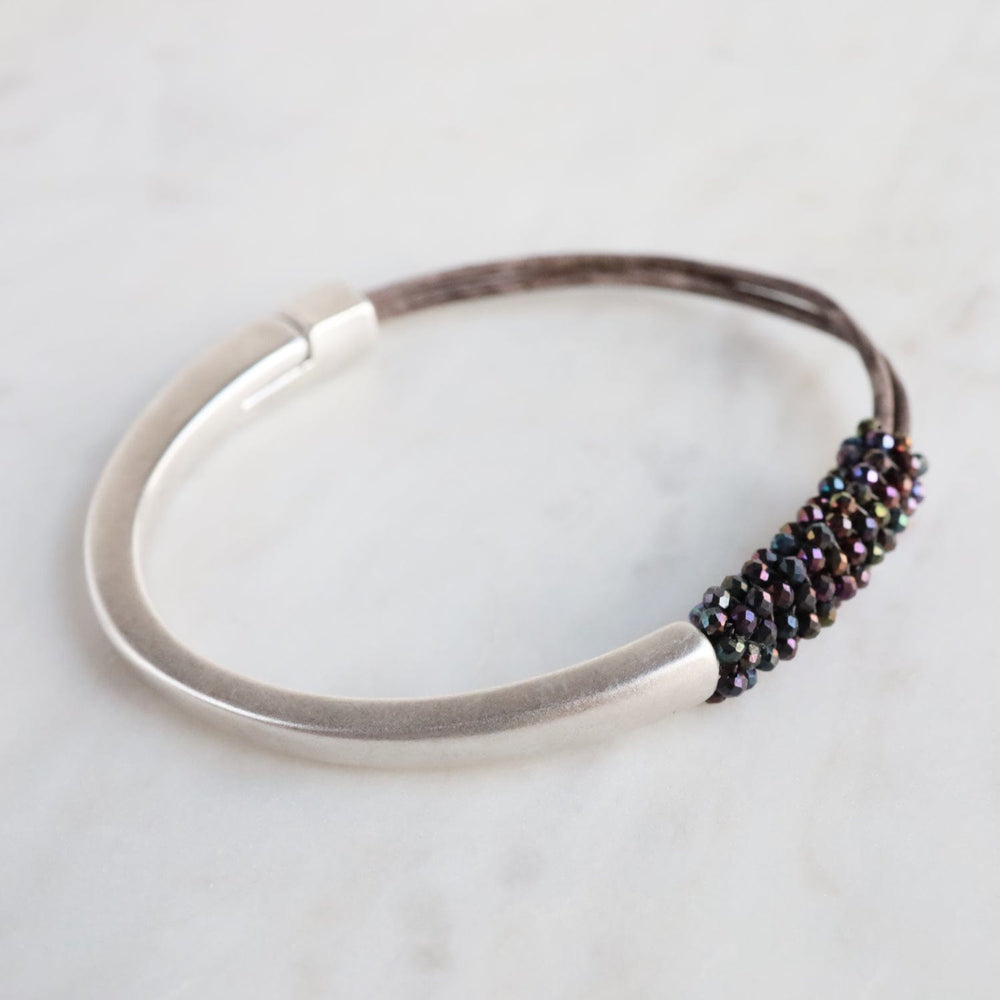 
                  
                    BRC-JM Hand Stitched Aubergine Spinel Bracelet
                  
                