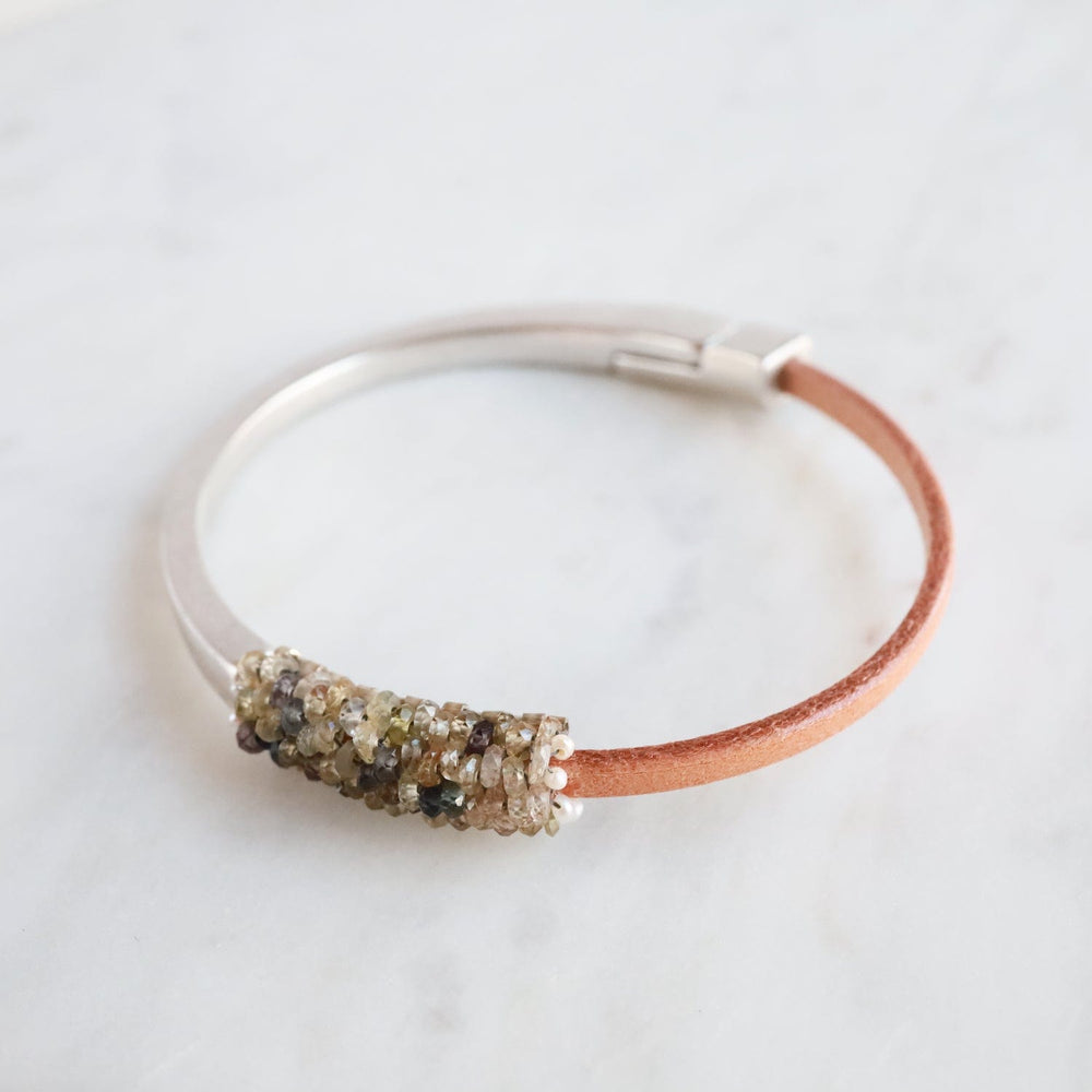 
                  
                    BRC-JM Hand Stitched Micro Faceted Zircon Bracelet
                  
                