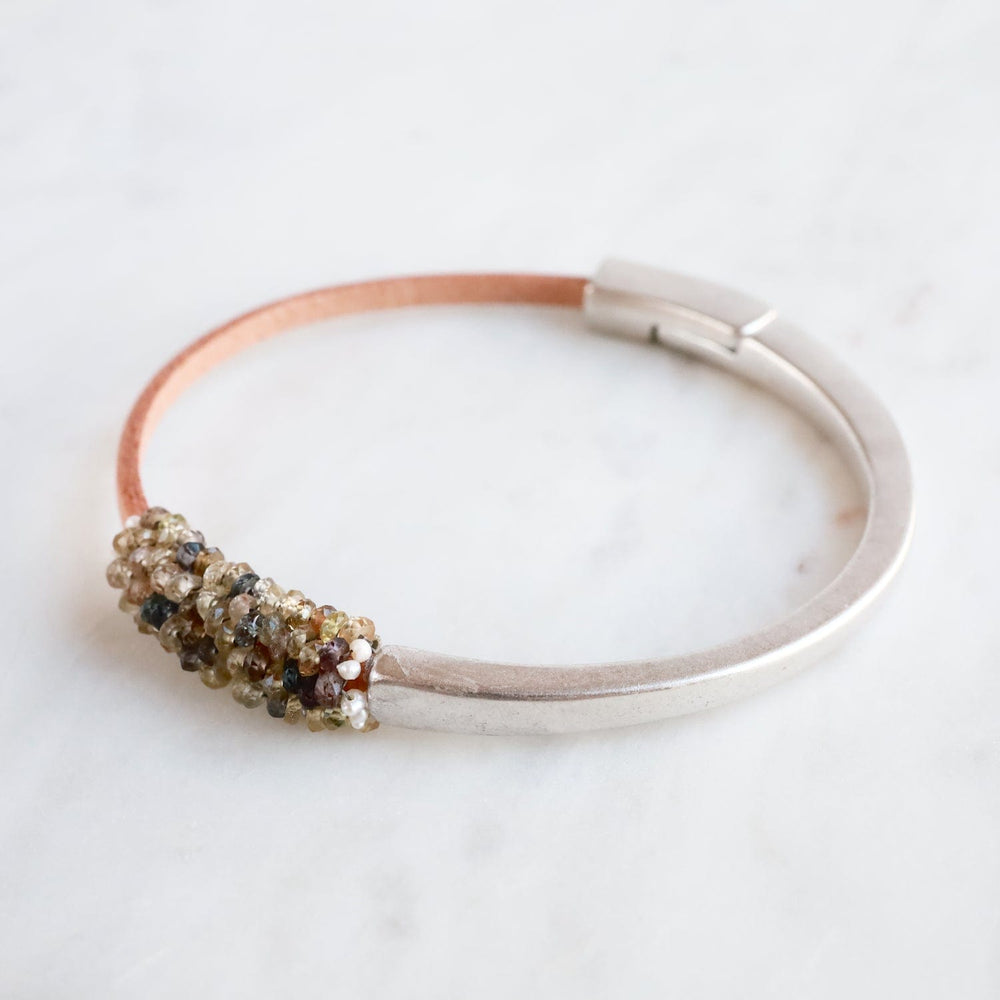 
                  
                    BRC-JM Hand Stitched Micro Faceted Zircon Bracelet
                  
                