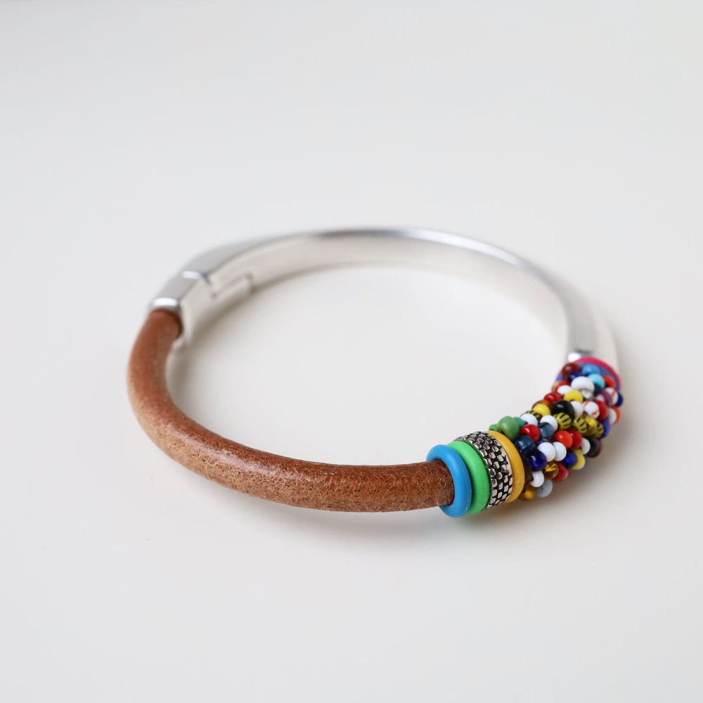 
                  
                    BRC-JM Hand Stitched Mix Vintage Seed Beads & Japanese Seed Beads 1/2 Cuff Bracelet
                  
                