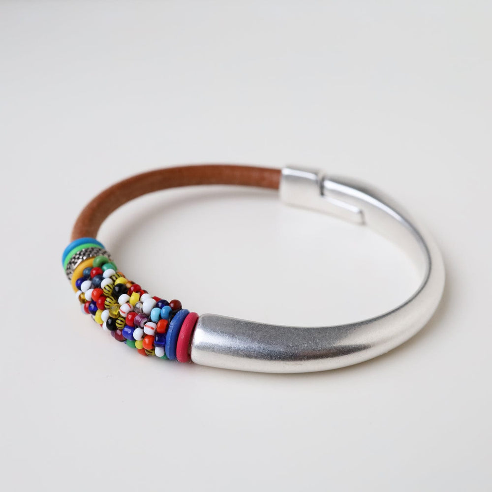
                  
                    BRC-JM Hand Stitched Mix Vintage Seed Beads & Japanese Seed Beads 1/2 Cuff Bracelet
                  
                