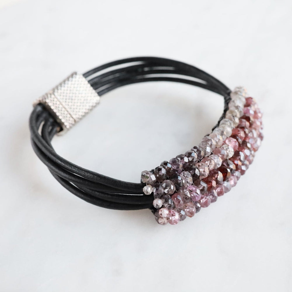 
                  
                    BRC-JM Hand Stitched Rainbow Spinel Bracelet
                  
                