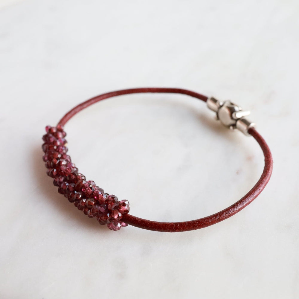 
                      
                        BRC-JM Hand Stitched Rhodolite Garnet Bracelet
                      
                    