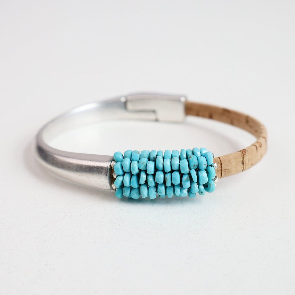 
                  
                    BRC-JM Hand Stitched Sleeping Beauty Turquoise 1/2 Cuff
                  
                