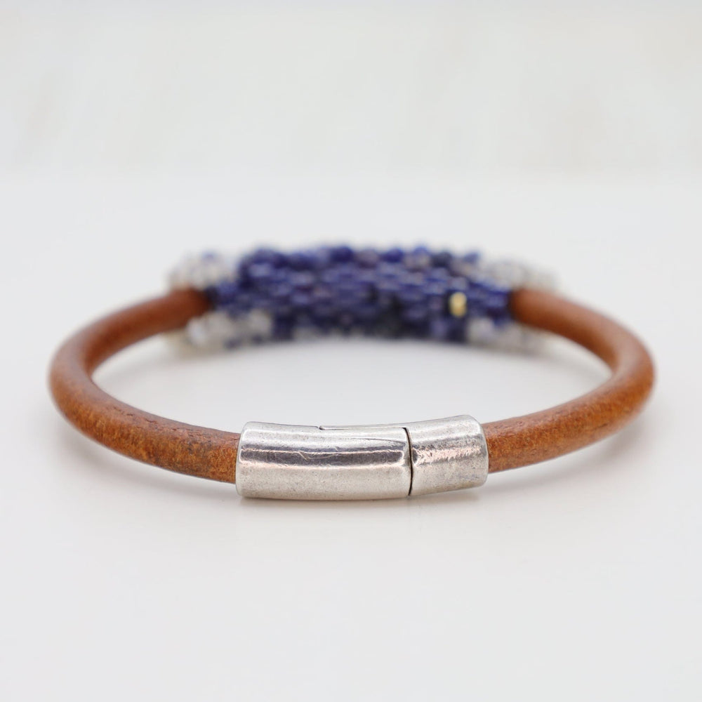 
                  
                    BRC-JM Hand Stitched Sodalite & Moonstone Bracelet
                  
                