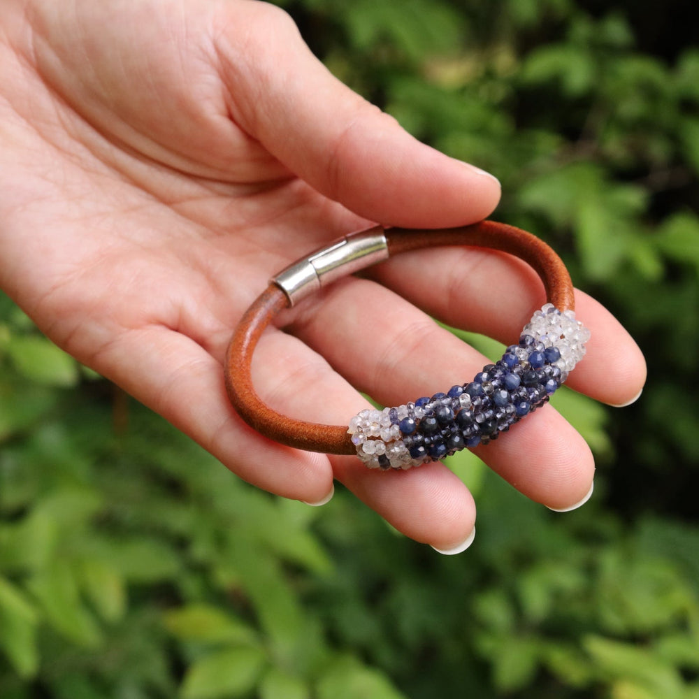 
                  
                    BRC-JM Hand Stitched Sodalite & Moonstone Bracelet
                  
                