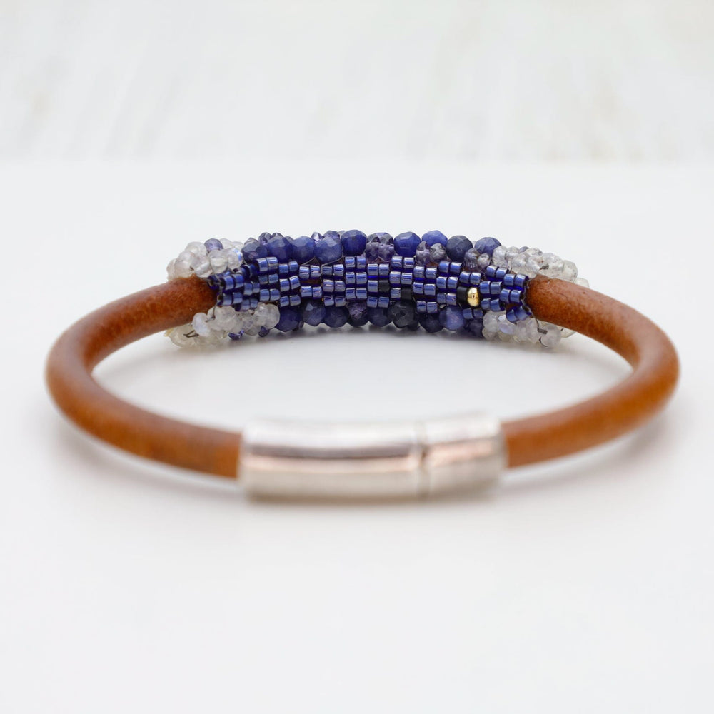 
                  
                    BRC-JM Hand Stitched Sodalite & Moonstone Bracelet
                  
                