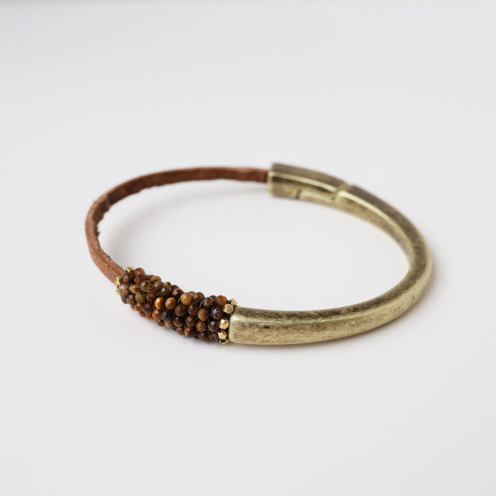 
                  
                    BRC-JM Hand Stitched Tiny Tiger Eye Bracelet
                  
                