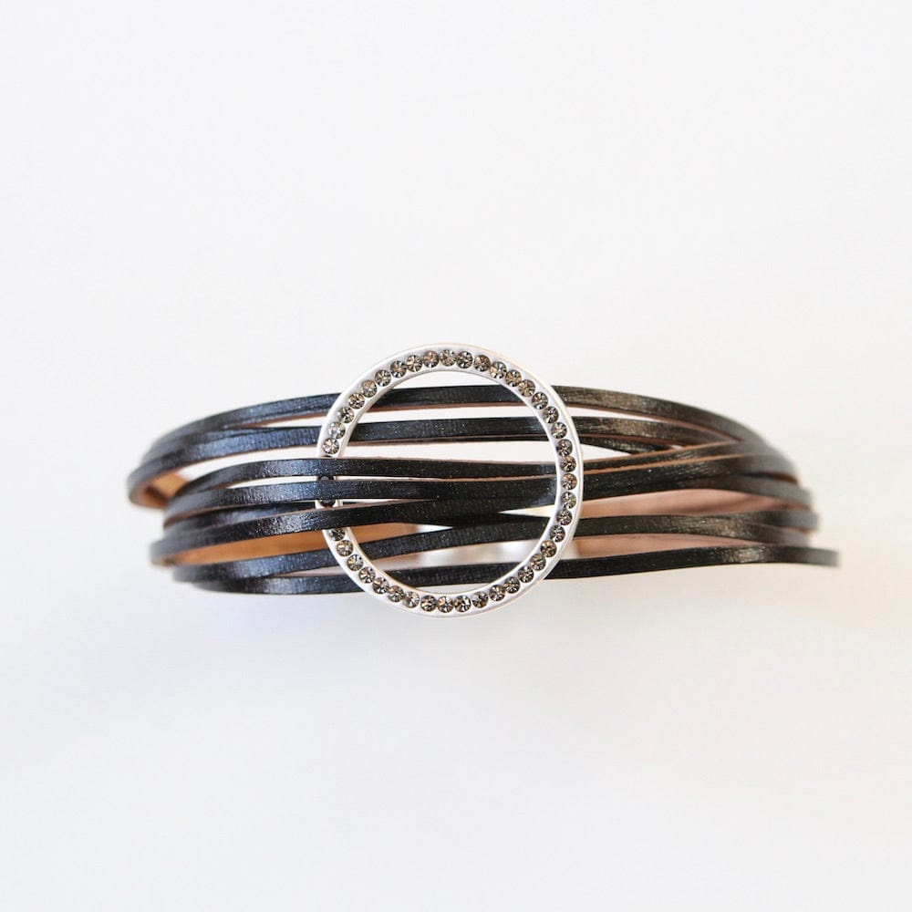 
                      
                        BRC-JM MATTE SILVER/ BLACK CRYSTAL CIRCLE BRACELET
                      
                    