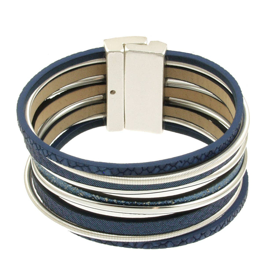 
                  
                    BRC-JM Multistrand Silver Blue Bracelet
                  
                