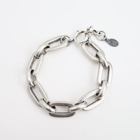 BRC-JM Rectangle & Oval Link Heavy Chain Bracelet