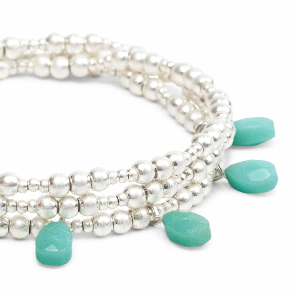 
                  
                    BRC-JM Scout Metal Wrap -  Timeless with Turquoise & Silver
                  
                