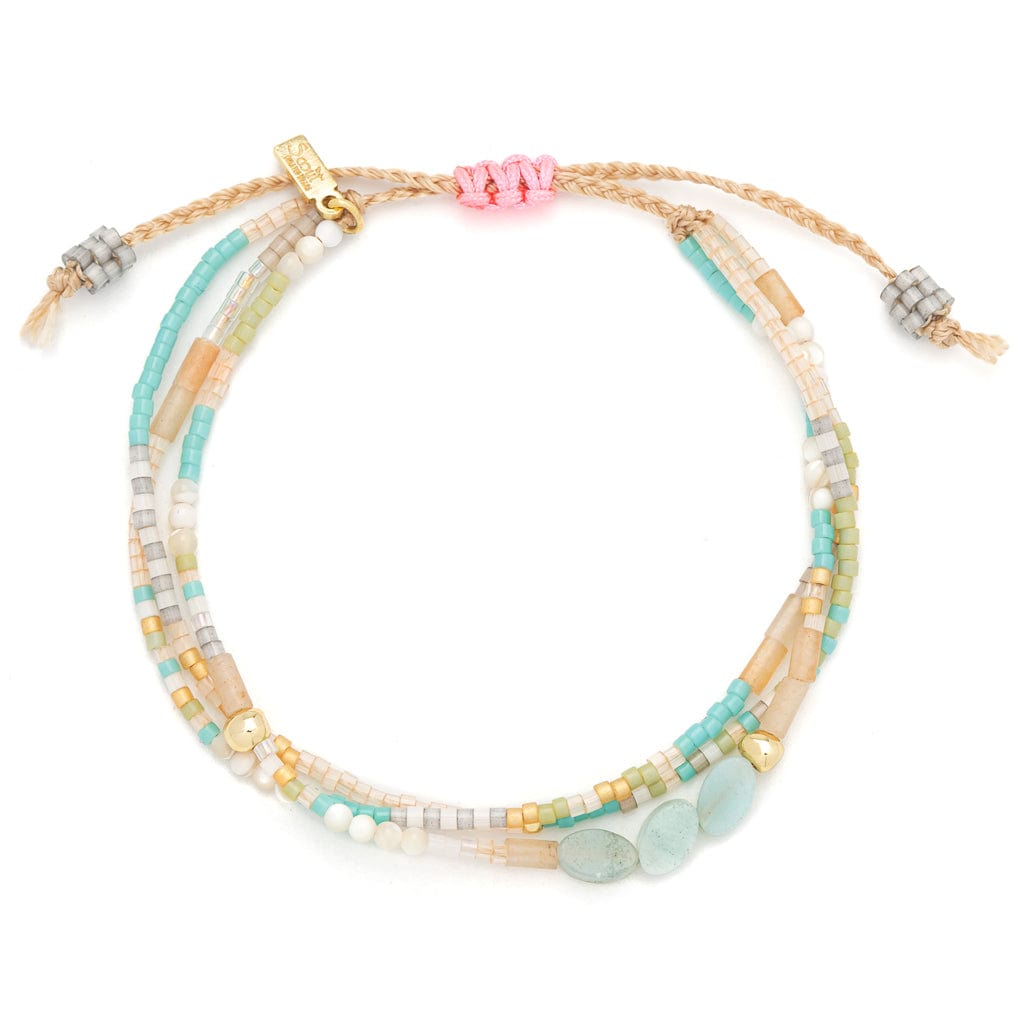 BRC-JM Scout Mixed Media Bracelet - Courage with Amazonite