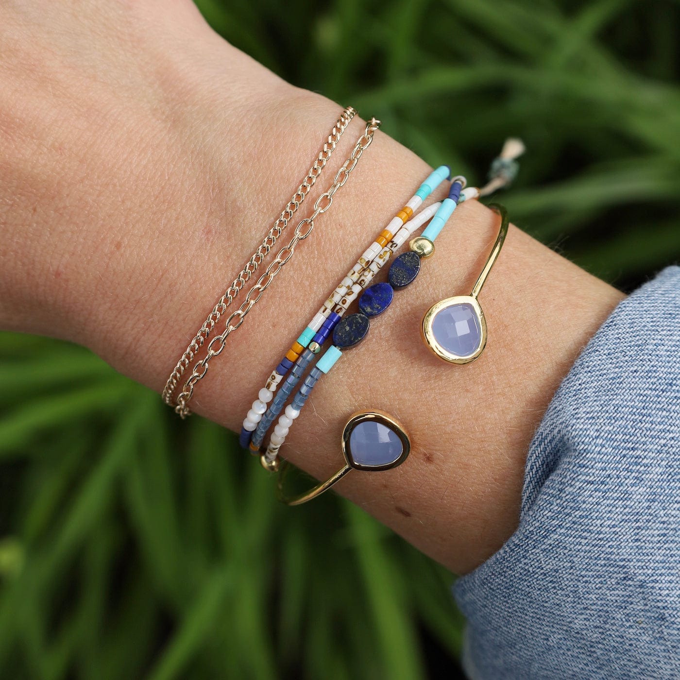 BRC-JM Scout Mixed Media Bracelet - Truth with Lapis