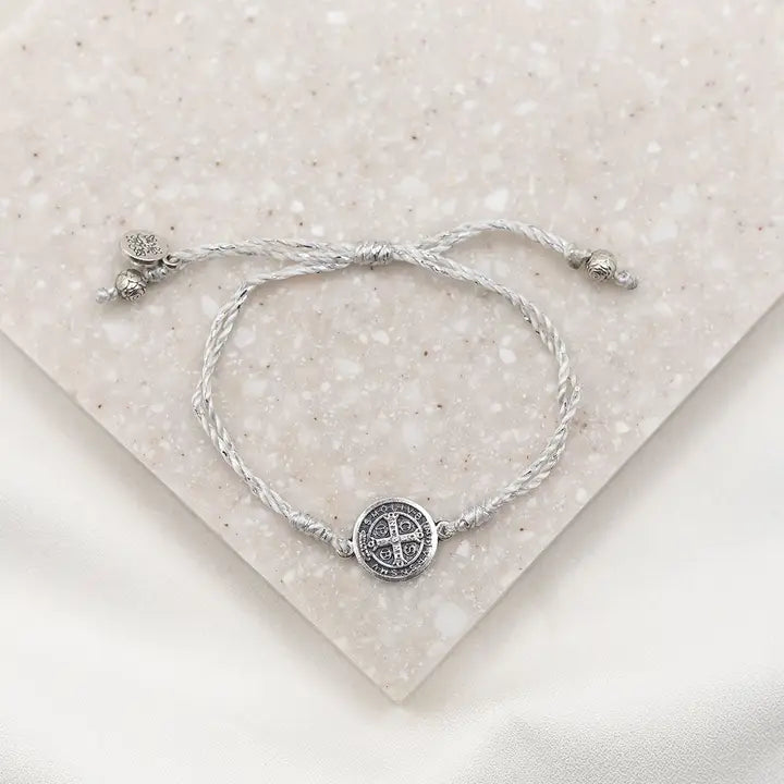 BRC-JM Serenity Blessing Bracelet - Slate / Silver