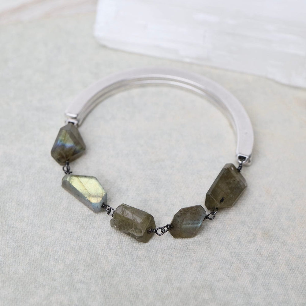 
                      
                        BRC-JM Single Bead Chain of Labradorite Bracelet
                      
                    