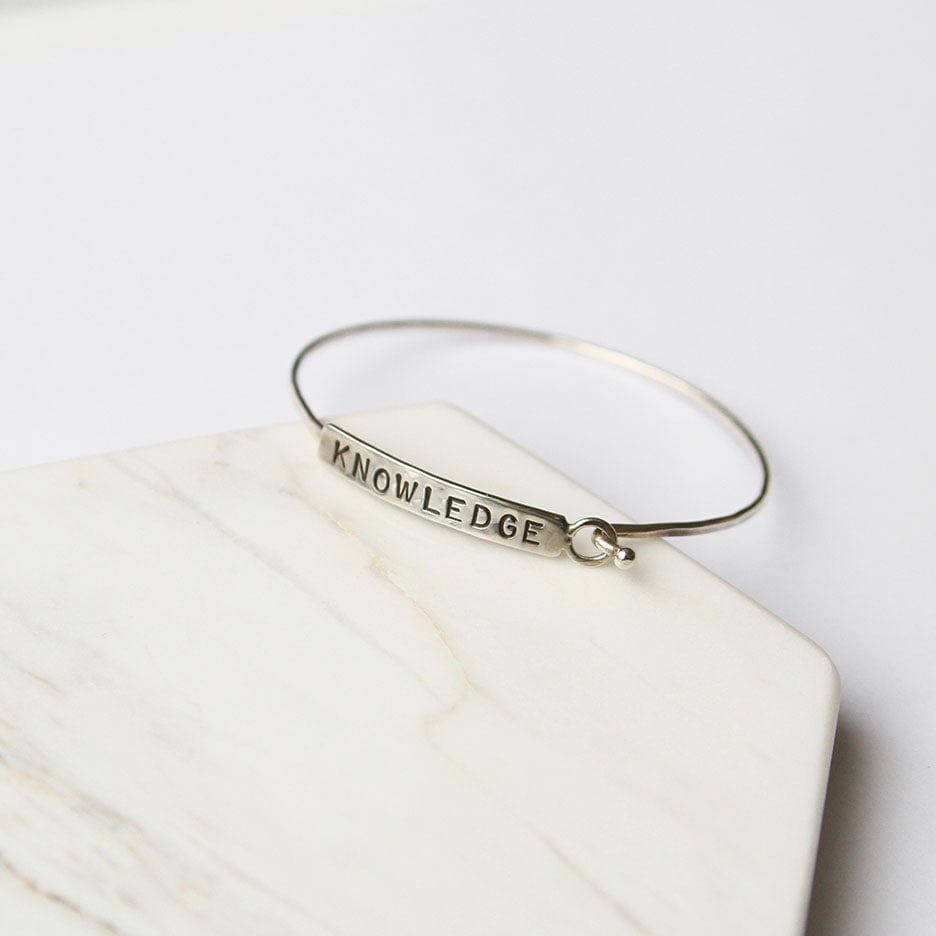 BRC "Knowledge" Sterling Silver Bracelet