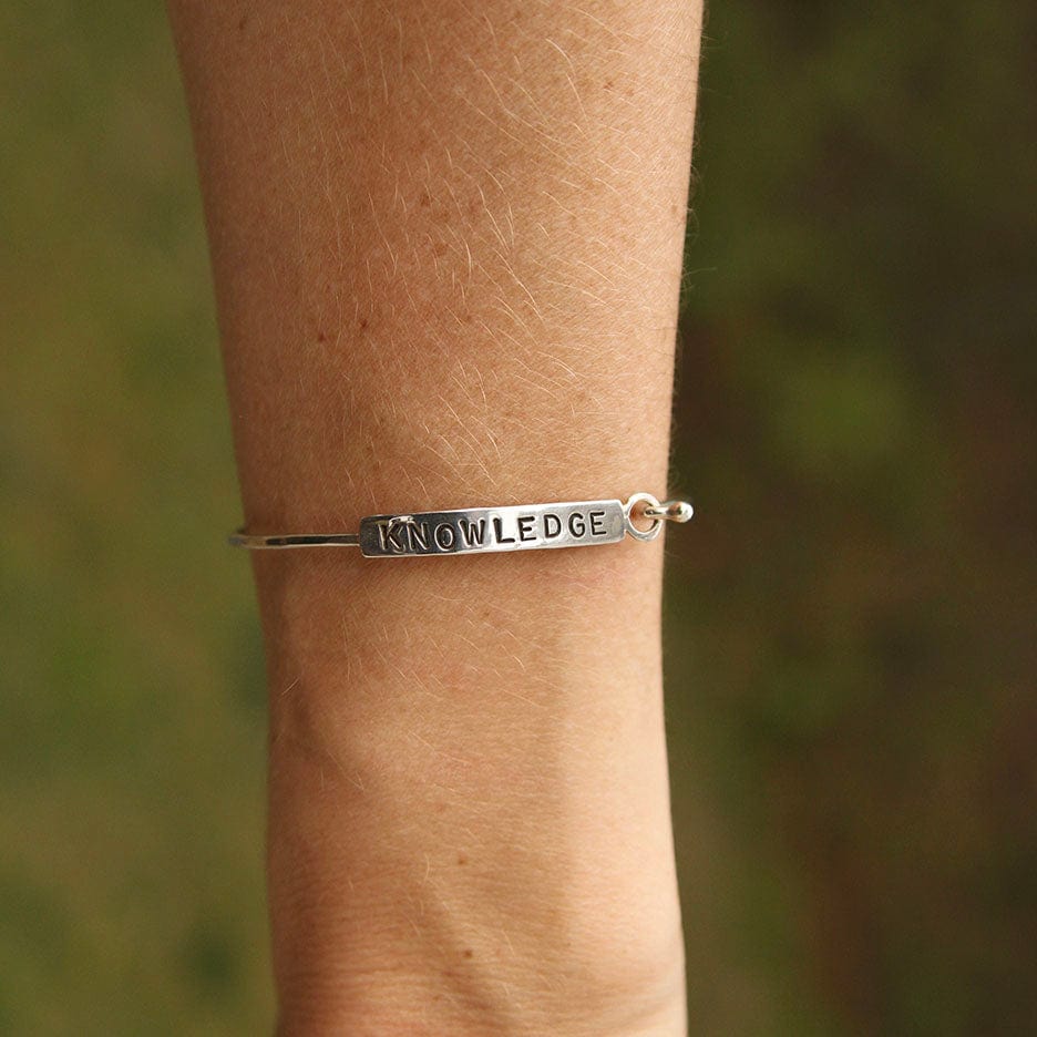 BRC "Knowledge" Sterling Silver Bracelet