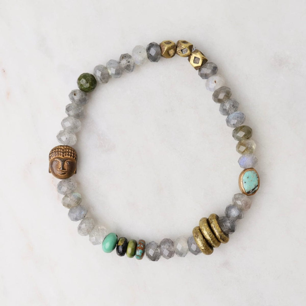 
                  
                    BRC Labradorite, Brass rings & Buddha Bracelet
                  
                