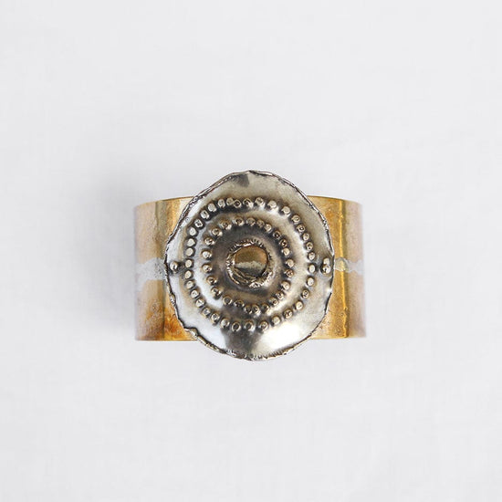BRC Large Cuff With Medallion Motif
