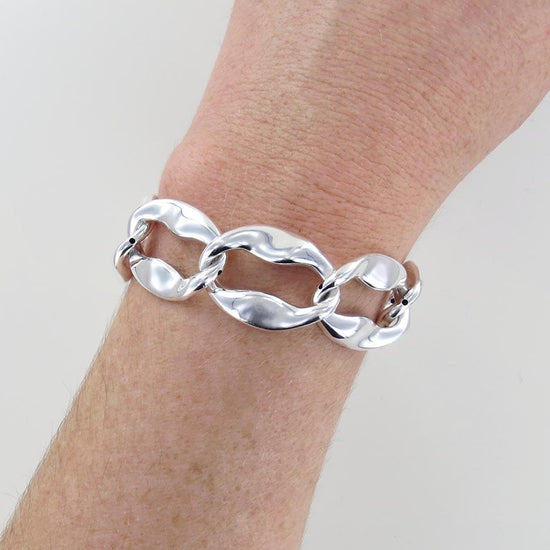 BRC LARGE OVAL LINK ELECTROFORM BRACELET