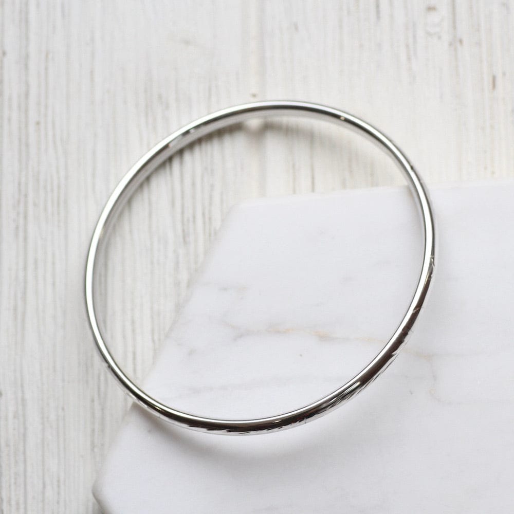 
                  
                    BRC Lightly Etched Bangle
                  
                