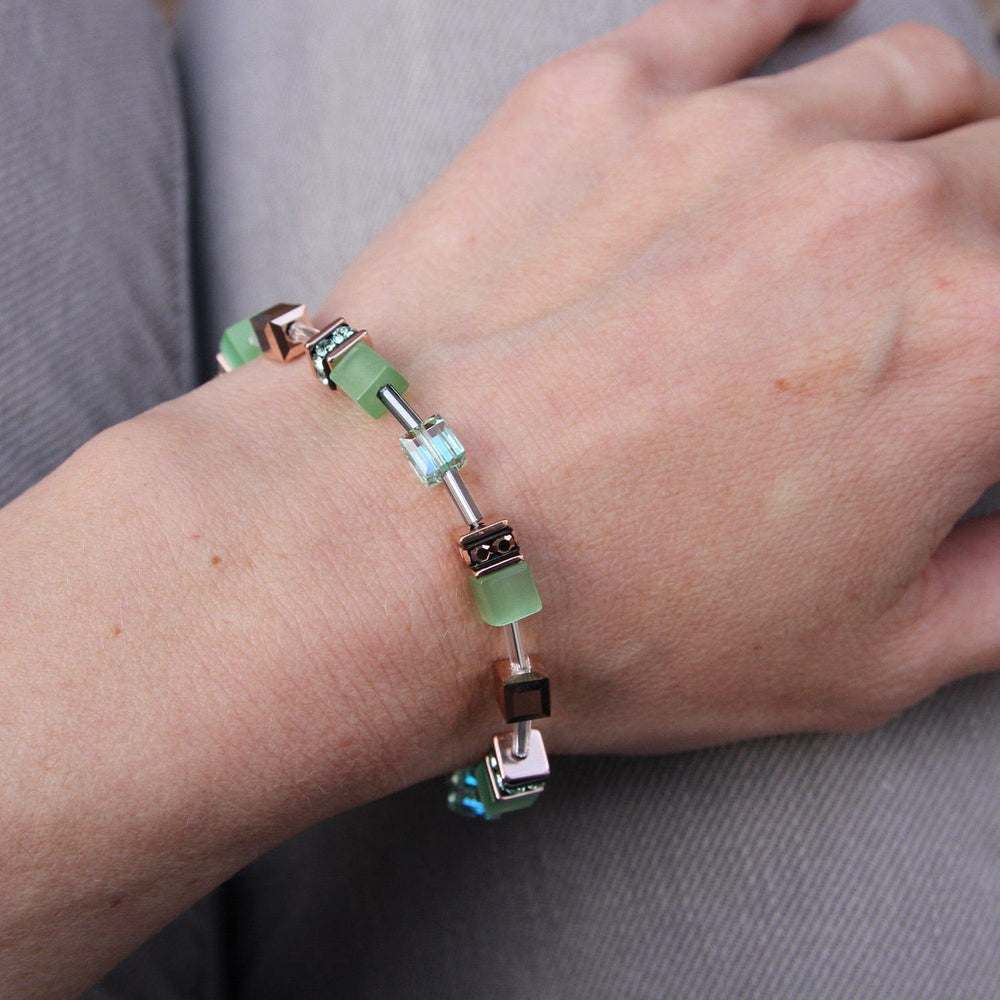 BRC Lime Geo Cube Bracelet