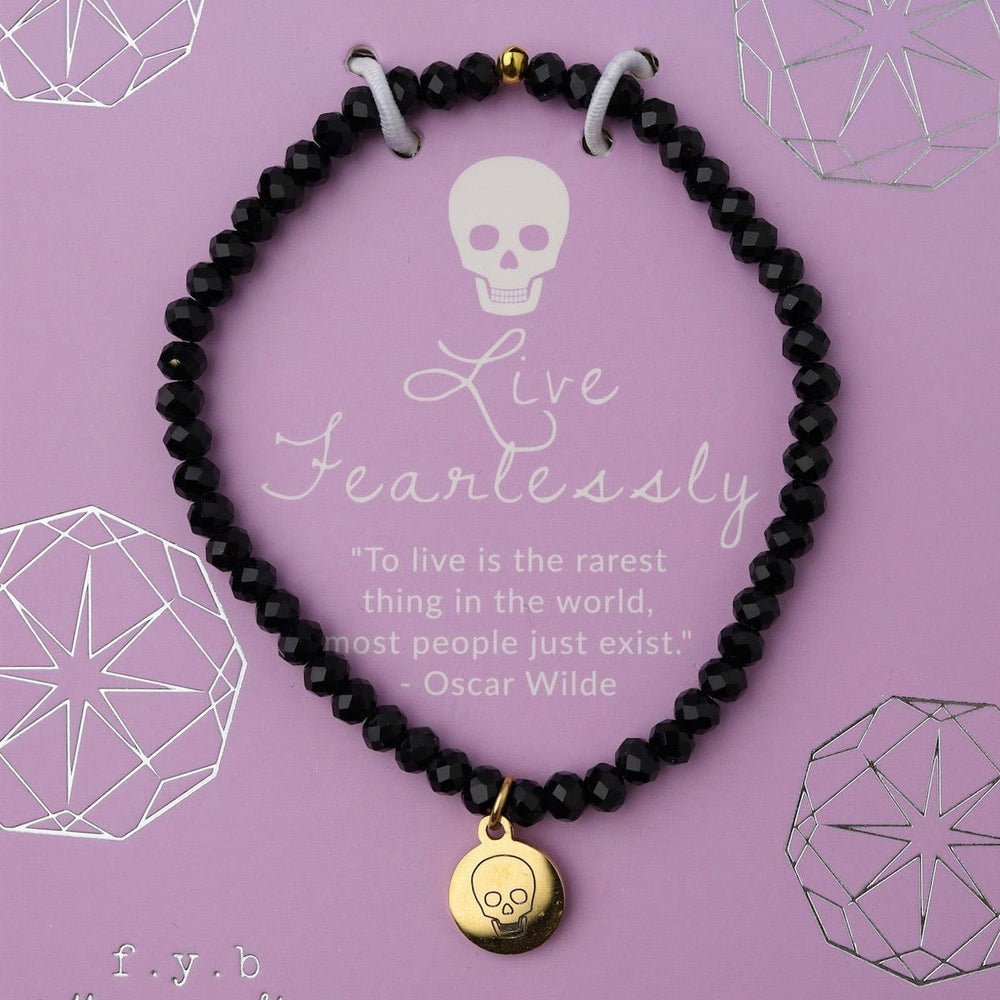 
                      
                        BRC Live Fearlessly - Stretchy Black Crystal Bracelet
                      
                    