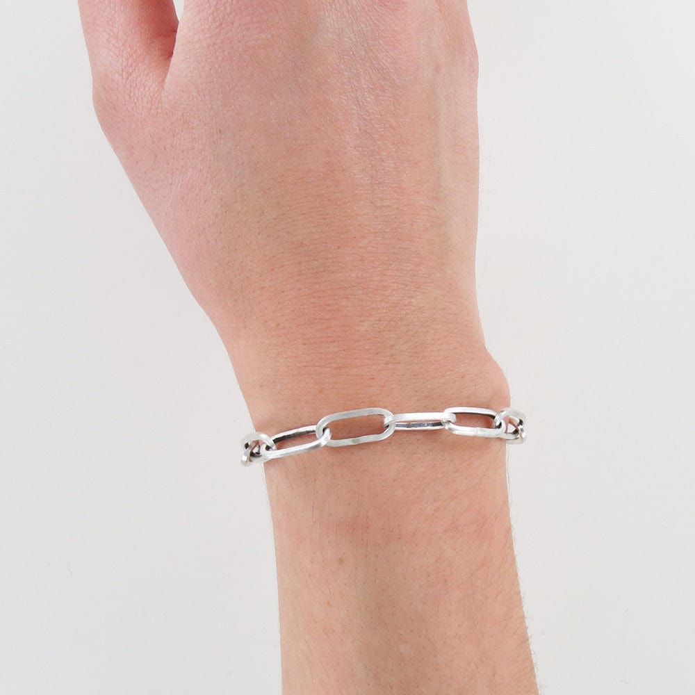 
                      
                        BRC Long Oval Link Bracelet - Sterling Silver
                      
                    