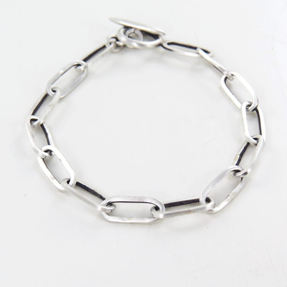 
                      
                        BRC Long Oval Link Bracelet - Sterling Silver
                      
                    