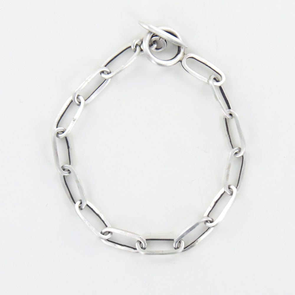 
                      
                        BRC Long Oval Link Bracelet - Sterling Silver
                      
                    