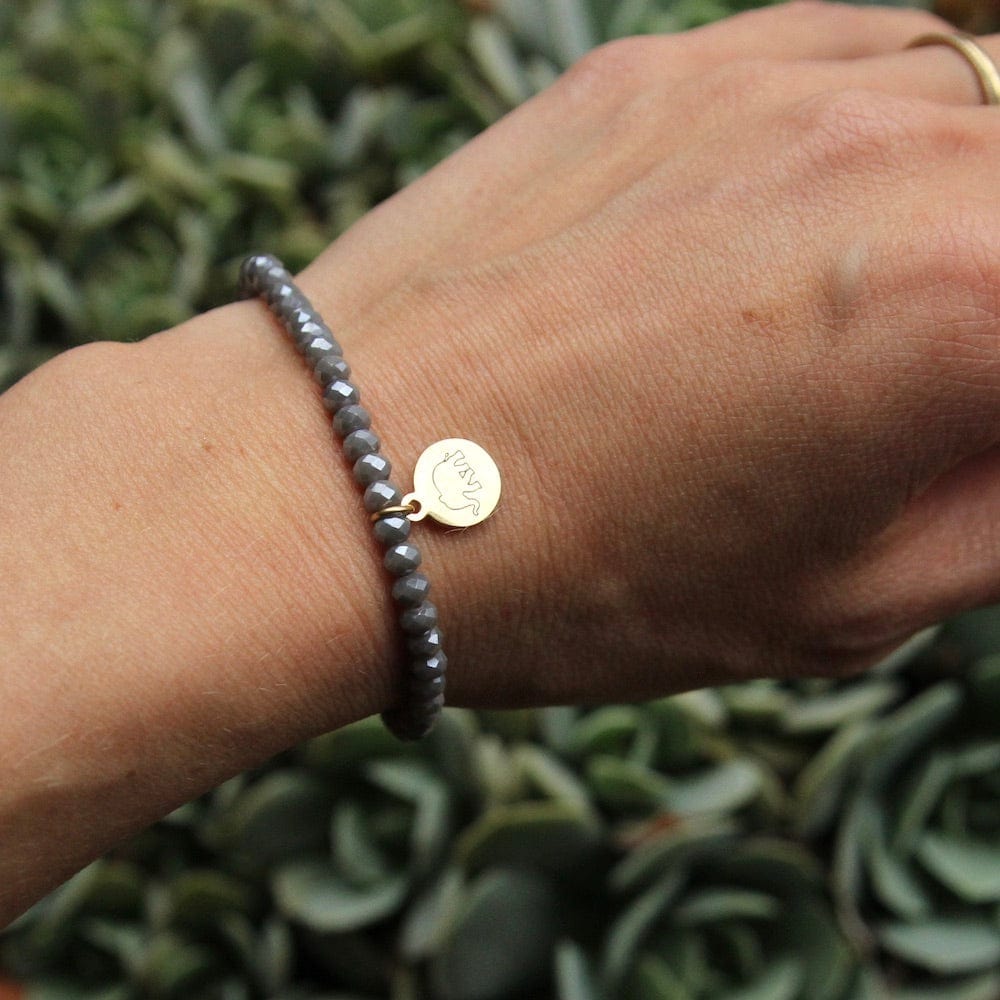 
                      
                        BRC LUCKY ELEPHANT - CRYSTAL GREY STRETCHY BRACELET
                      
                    