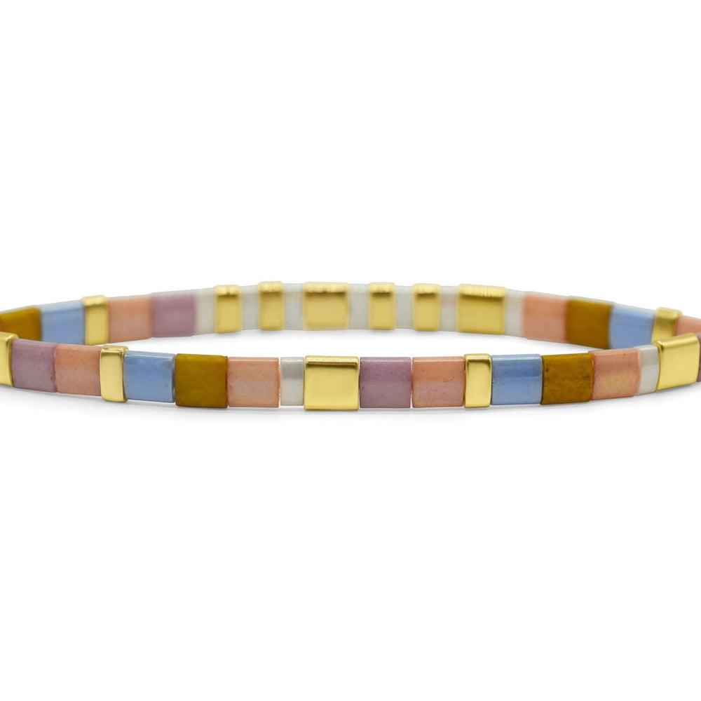 BRC MAMA - Morse Code Tila Beaded Bracelet