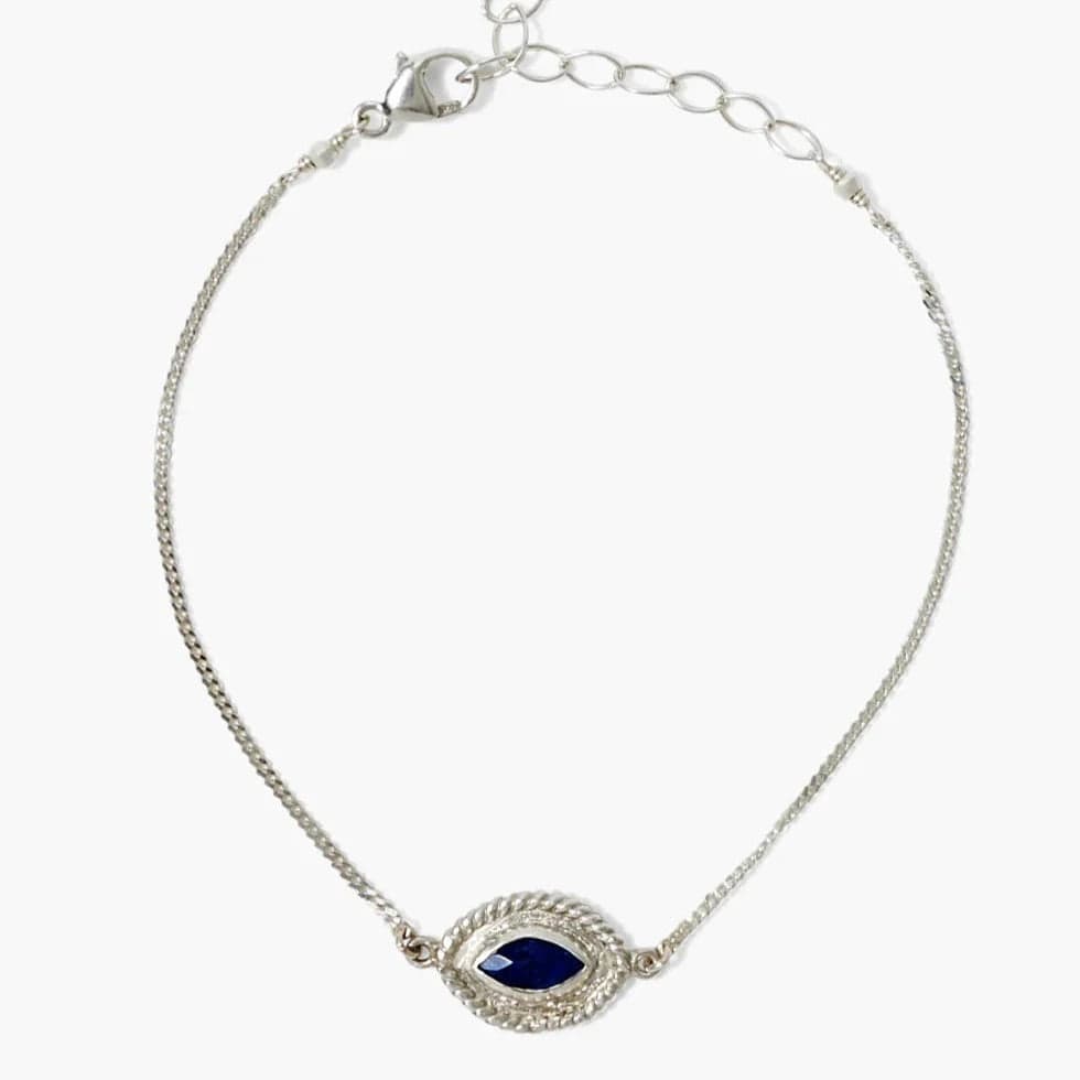 
                      
                        BRC Mariya Evil Eye Bracelet Lapis
                      
                    