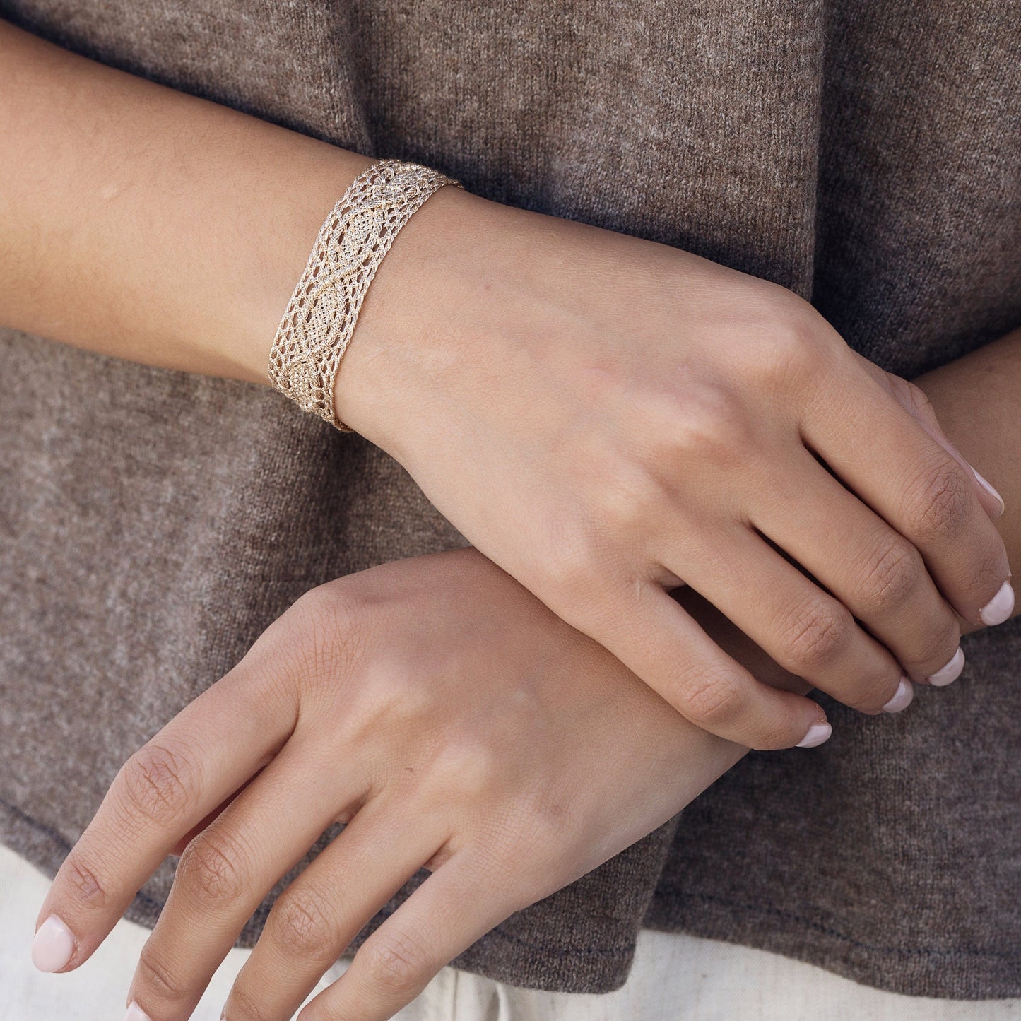 BRC Mawja Bracelet in Silver