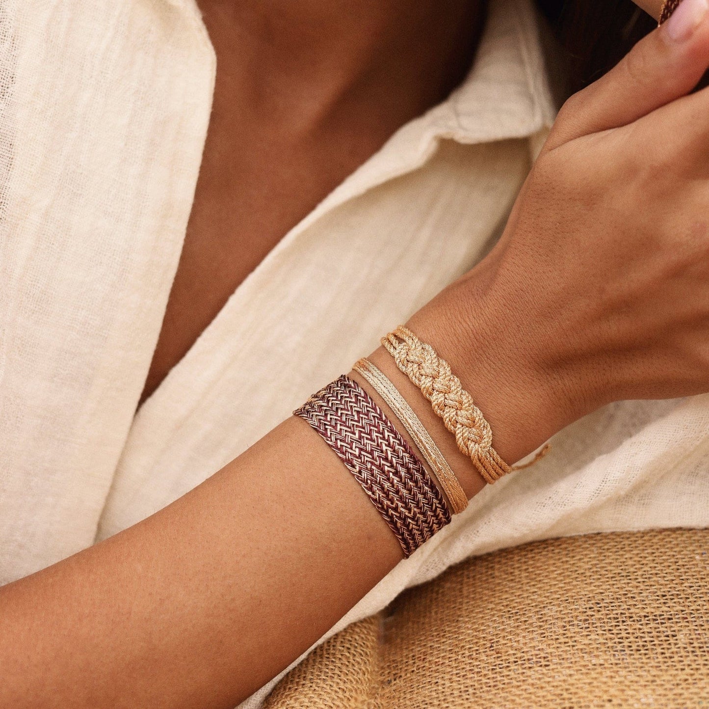 BRC Maxi Ania nº1 Bracelet in Peach Plum