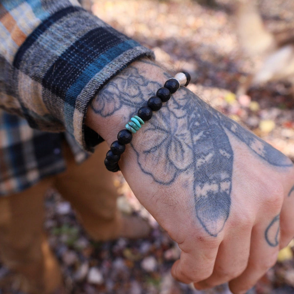 
                  
                    BRC Men's Onyx & Turquoise Bracelet
                  
                