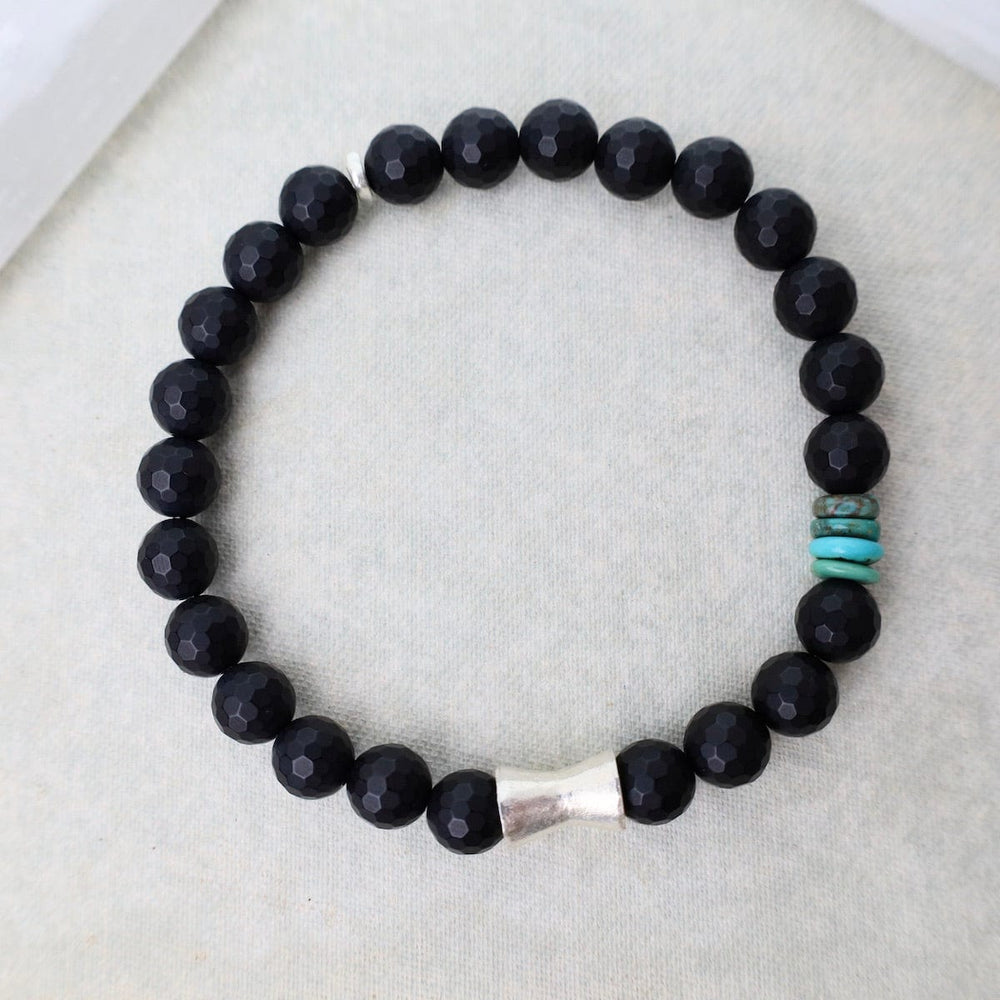 
                  
                    BRC Men's Onyx & Turquoise Bracelet
                  
                