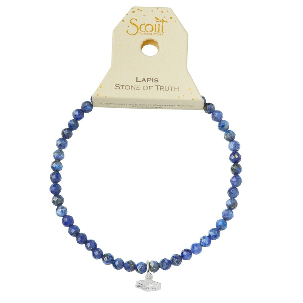 
                      
                        BRC Mini Faceted Stone Stacking Bracelet - Lapis/Silver
                      
                    