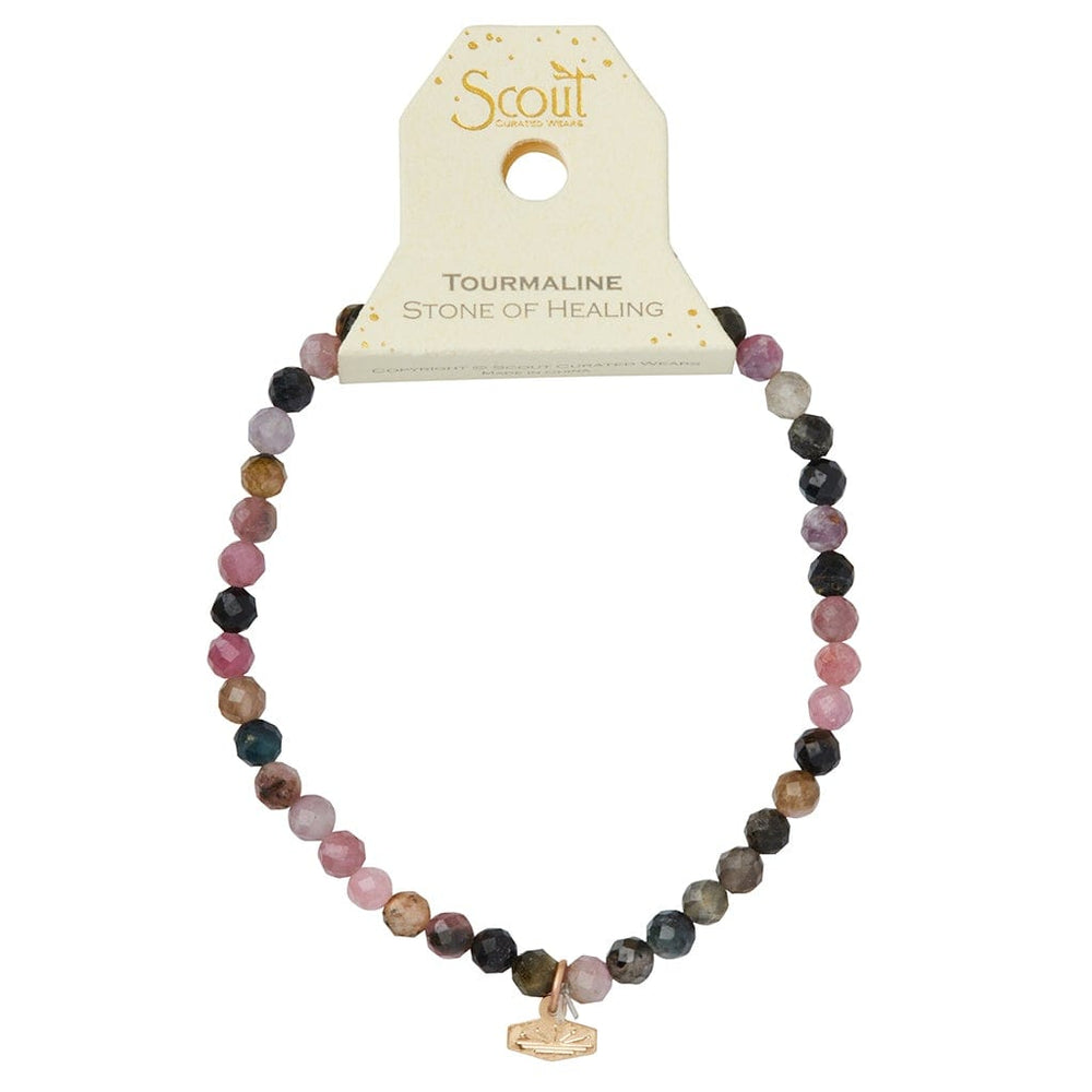 
                      
                        BRC Mini Faceted Stone Stacking Bracelet - Tourmaline/Gold
                      
                    