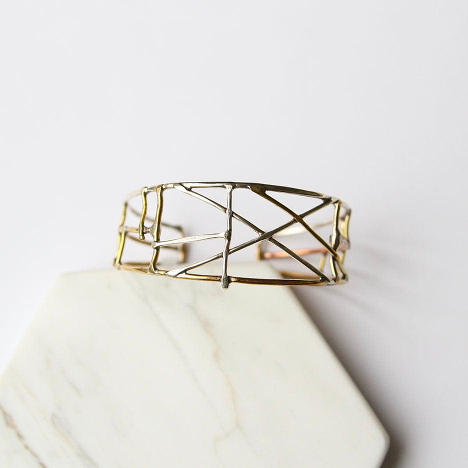 BRC Mixed Metal Wire Stick Bracelet