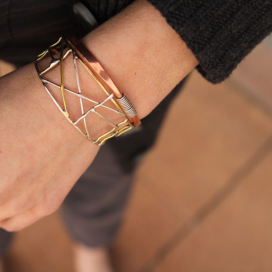 
                  
                    BRC Mixed Metal Wire Stick Bracelet
                  
                