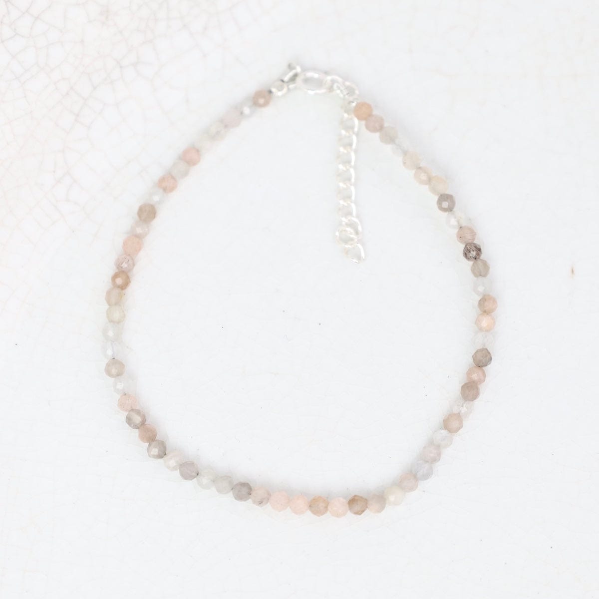 BRC Mixed Moonstone Simple Stone Bracelet